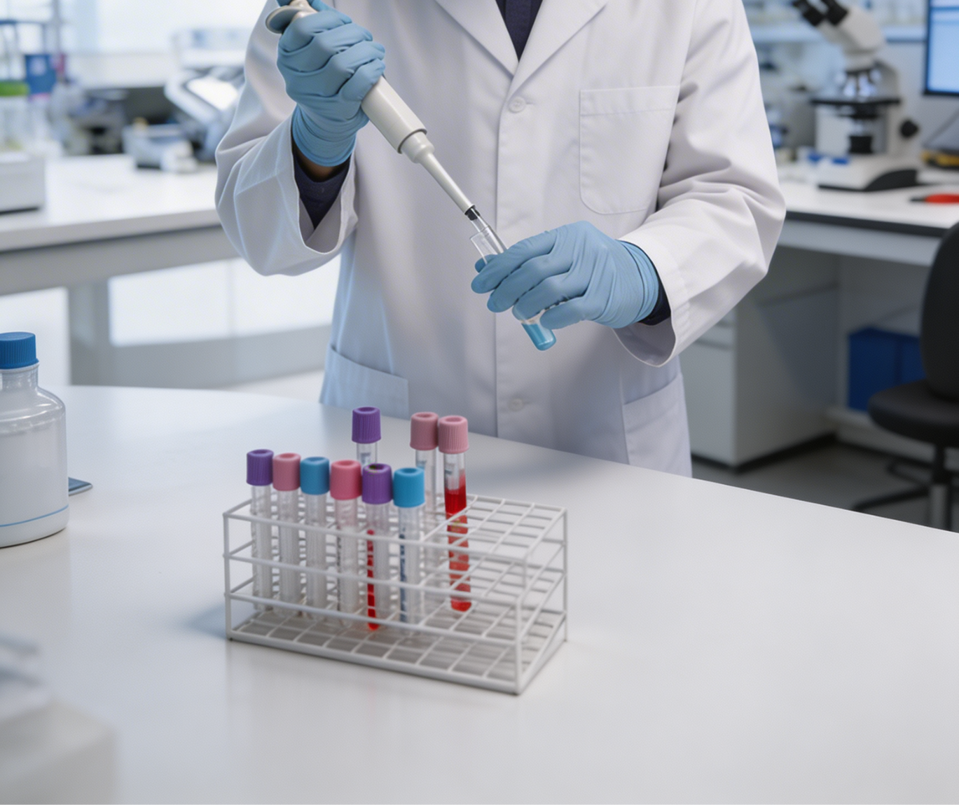 Laboratory pipette testing procedure